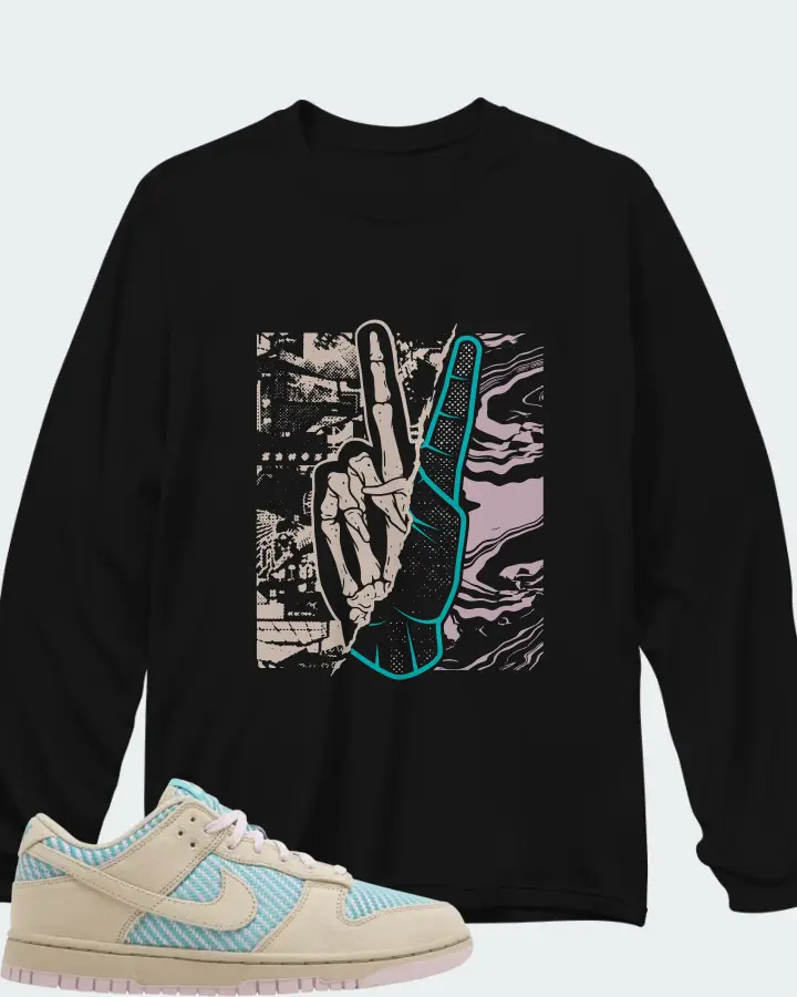 Nike Dunk Low Heat Wave Matching Long Sleeve T-Shirt