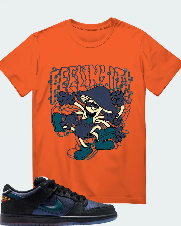 Bluetile Skateshop x Nike SB Dunk Low Monarch Matching T-Shirt