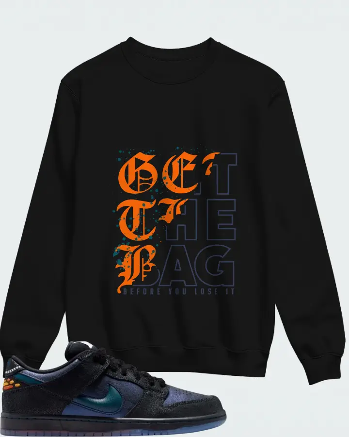 Bluetile Skateshop x Nike SB Dunk Low Monarch Matching Sweatshirt