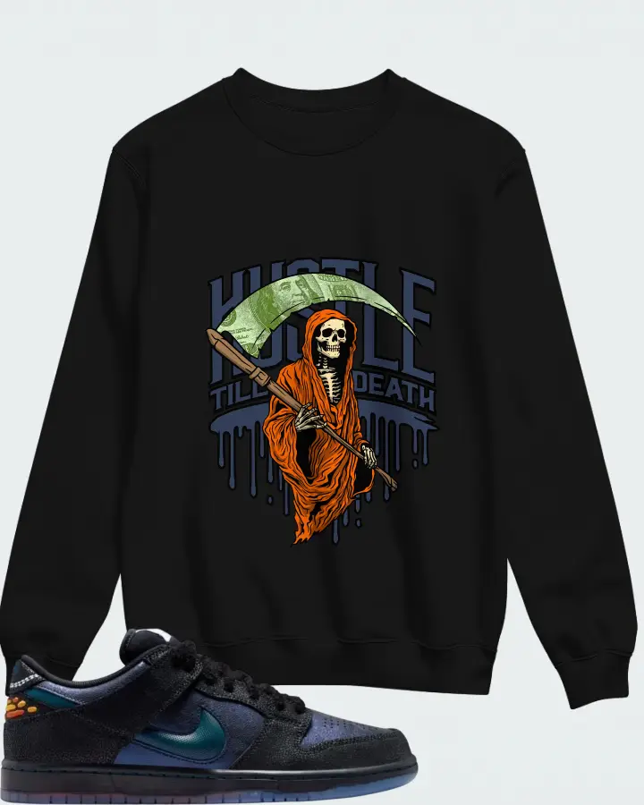Bluetile Skateshop x Nike SB Dunk Low Monarch Matching Sweatshirt
