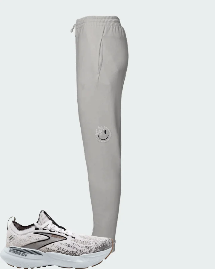 Brooks Glycerin StealthFit GTS 21 White Grey Black Matching Joggers