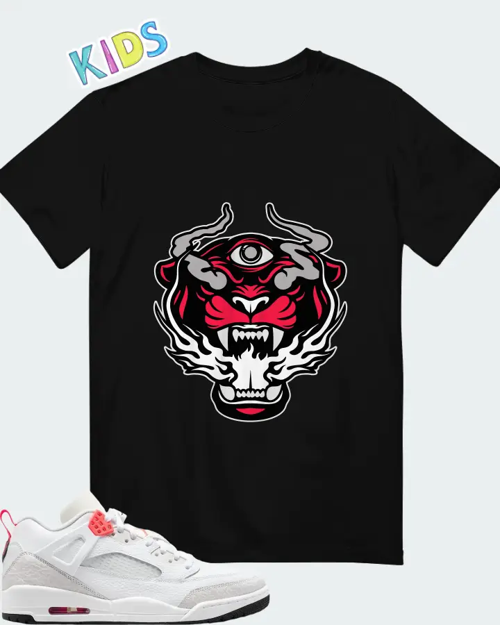Air Jordan Spizike Low White Vast Grey Matching Kid's T-Shirt