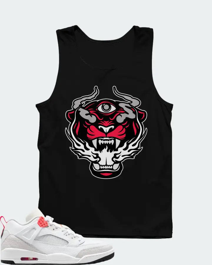 Air Jordan Spizike Low White Vast Grey Matching Tank Top