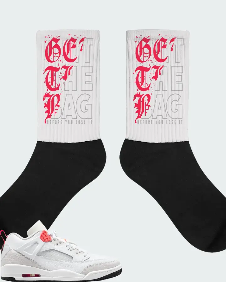 Air Jordan Spizike Low White Vast Grey Matching Socks