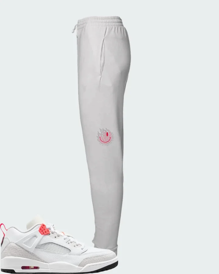 Air Jordan Spizike Low White Vast Grey Matching Joggers