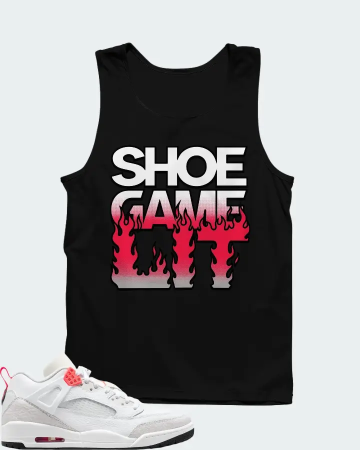 Air Jordan Spizike Low White Vast Grey Matching Tank Top