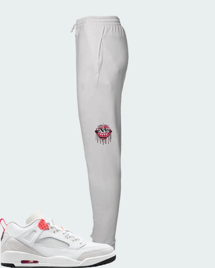 Air Jordan Spizike Low White Vast Grey Matching Joggers
