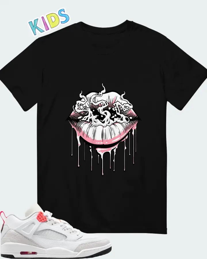 Air Jordan Spizike Low White Vast Grey Matching Kid's T-Shirt