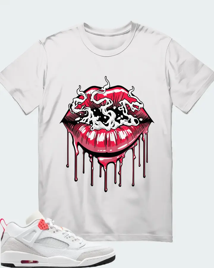 Air Jordan Spizike Low White Vast Grey Matching T-Shirt