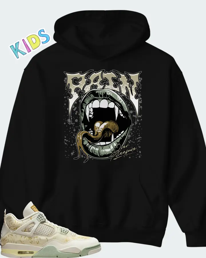 Air Jordan 4 Retro SE Somos Eternos Matching Kid's Hoodie