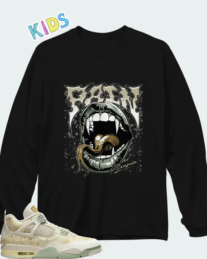 Air Jordan 4 Retro SE Somos Eternos Matching Kid's Long Sleeve T-Shirt