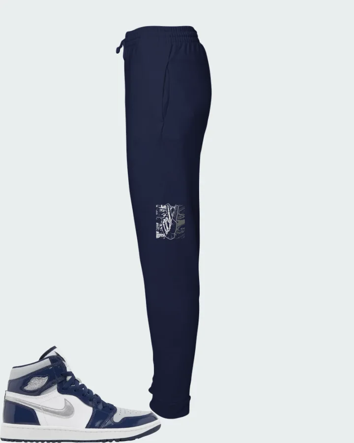 AJ 1 High Golf Midnight Navy Matching Joggers