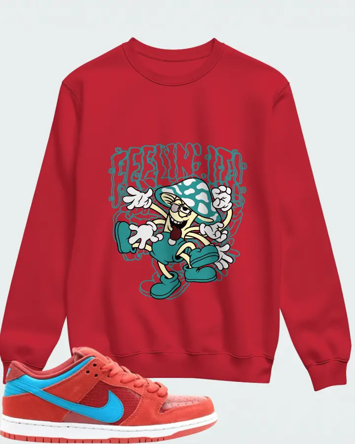 Nike Dunk Low Pro SB Brickhouse Turbo Green Matching Sweatshirt
