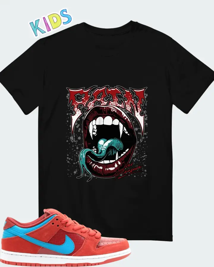 Nike Dunk Low Pro SB Brickhouse Turbo Green Matching Kid's T-Shirt