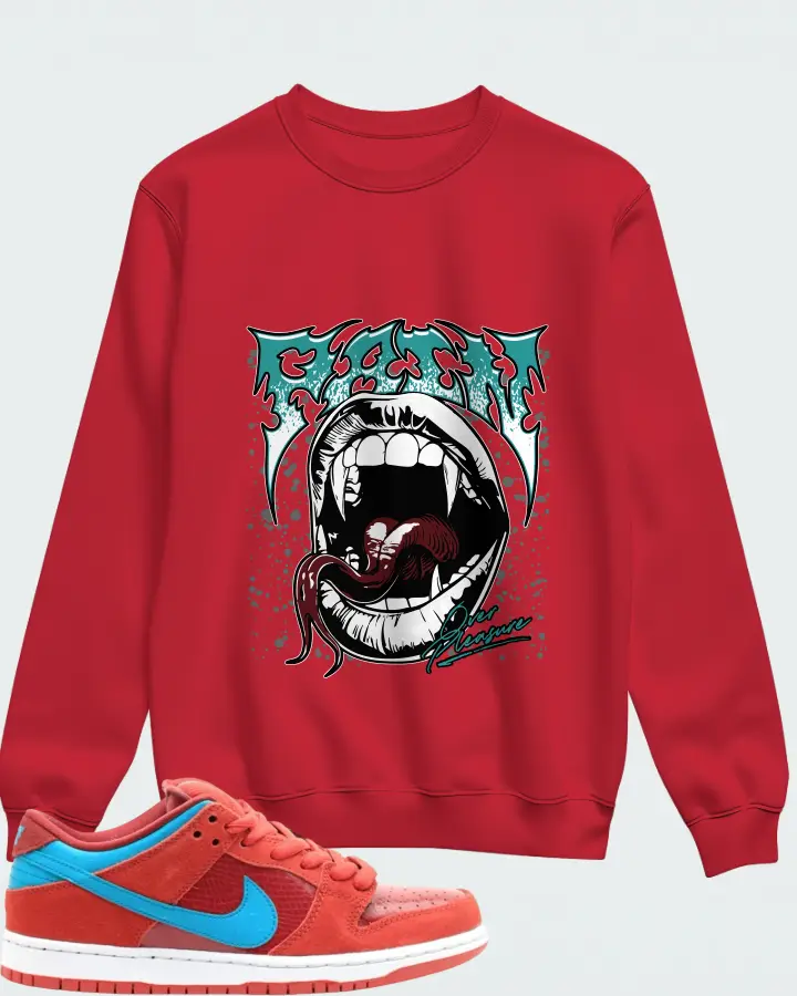 Nike Dunk Low Pro SB Brickhouse Turbo Green Matching Sweatshirt