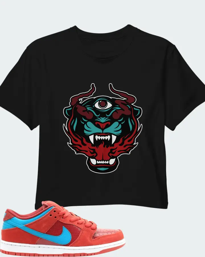 Nike Dunk Low Pro SB Brickhouse Turbo Green Matching Crop Top