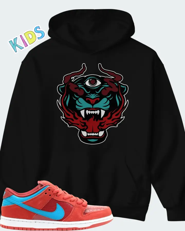 Nike Dunk Low Pro SB Brickhouse Turbo Green Matching Kid's Hoodie