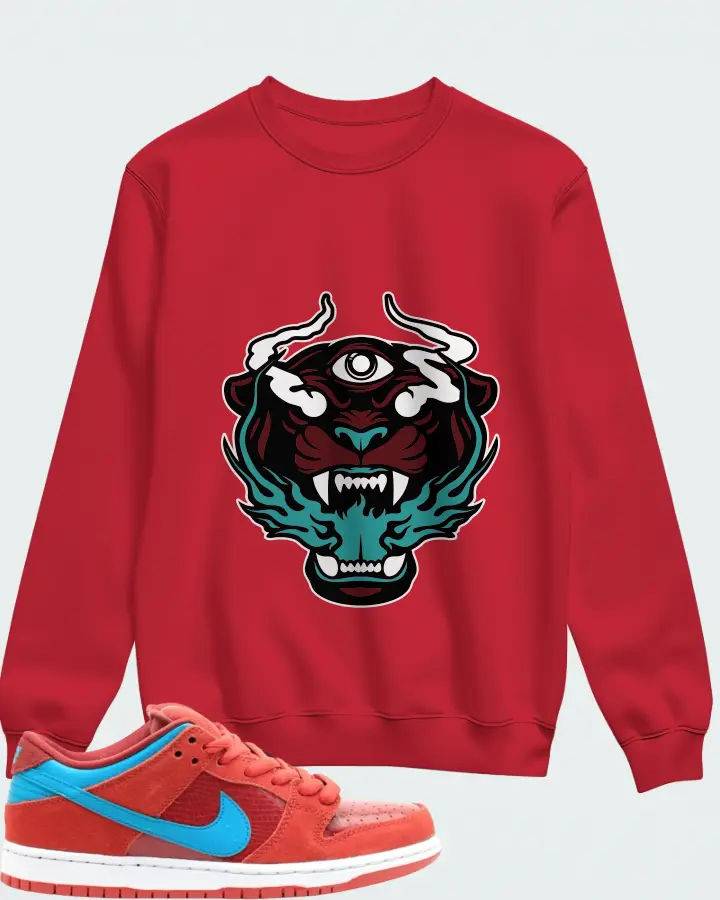Nike Dunk Low Pro SB Brickhouse Turbo Green Matching Sweatshirt