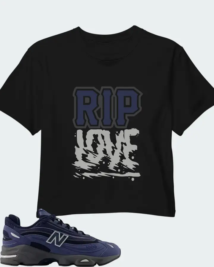 New Balance 1000 Vintage Indigo Matching Crop Top