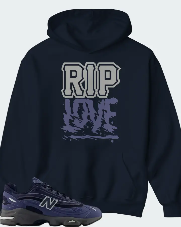 New Balance 1000 Vintage Indigo Matching Hoodie