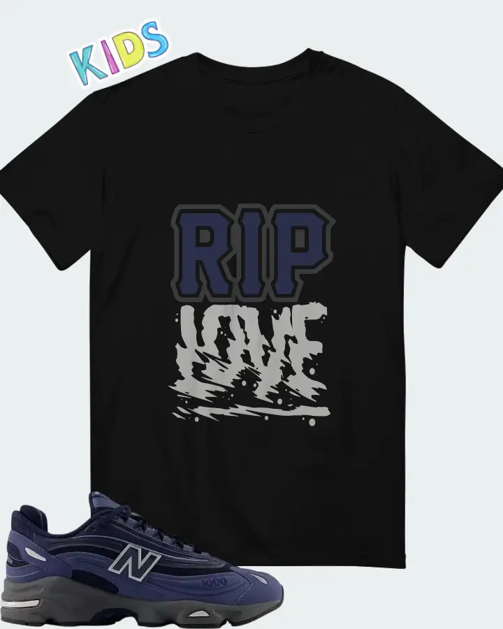 New Balance 1000 Vintage Indigo Matching Kid's T-Shirt
