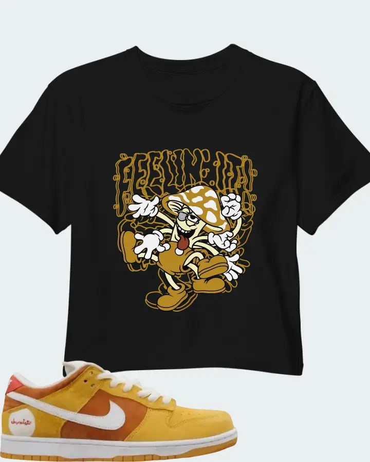 Chocolate Skateboards x Nike Dunk Low SB Sun Matching Crop Top