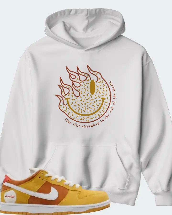Chocolate Skateboards x Nike Dunk Low SB Sun Matching Hoodie