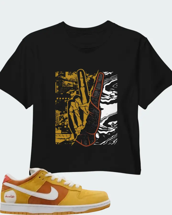 Chocolate Skateboards x Nike Dunk Low SB Sun Matching Crop Top