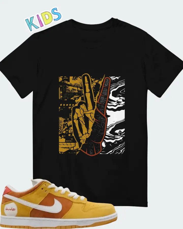Chocolate Skateboards x Nike Dunk Low SB Sun Matching Kid's T-Shirt