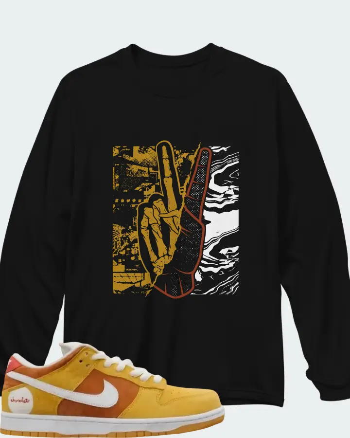 Chocolate Skateboards x Nike Dunk Low SB Sun Matching Long Sleeve T-Shirt