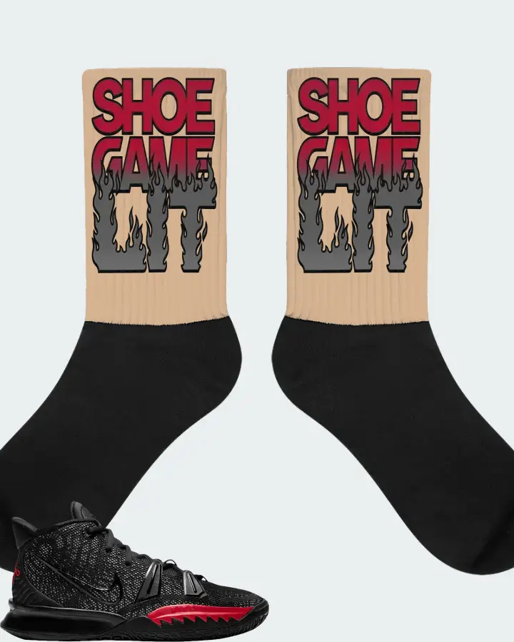 Nike Kyrie 7 Sneaker Matching Cream Socks - Shoe Game Lit Refreshed