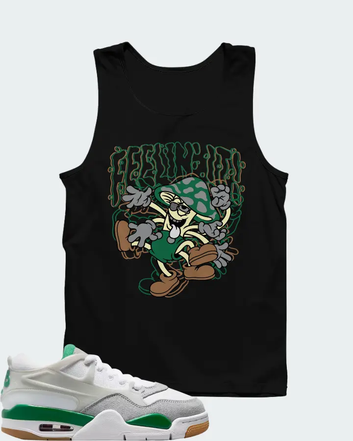 Air Jordan 4 RM Pine Green  Matching Tank Top