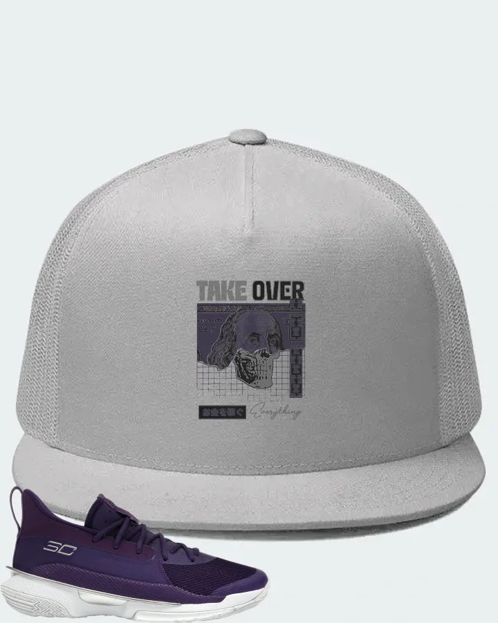 Under Armour Curry 7 Sneaker Matching White Hat - Take Over
