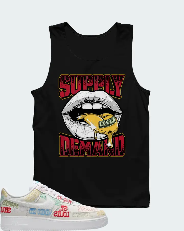 Nike Air Force 1 Low World Tour White Matching Tank Top