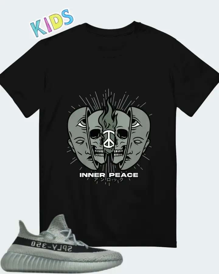 Yeezy Boost 350 V2 Jade Ash Matching Kid's T-Shirt