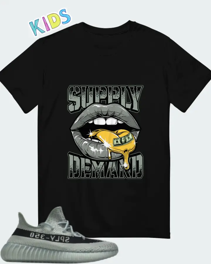 Yeezy Boost 350 V2 Jade Ash Matching Kid's T-Shirt