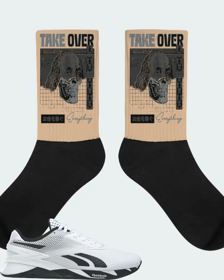 Reebok Nano X3 Sneaker Matching Cream Socks - Take Over