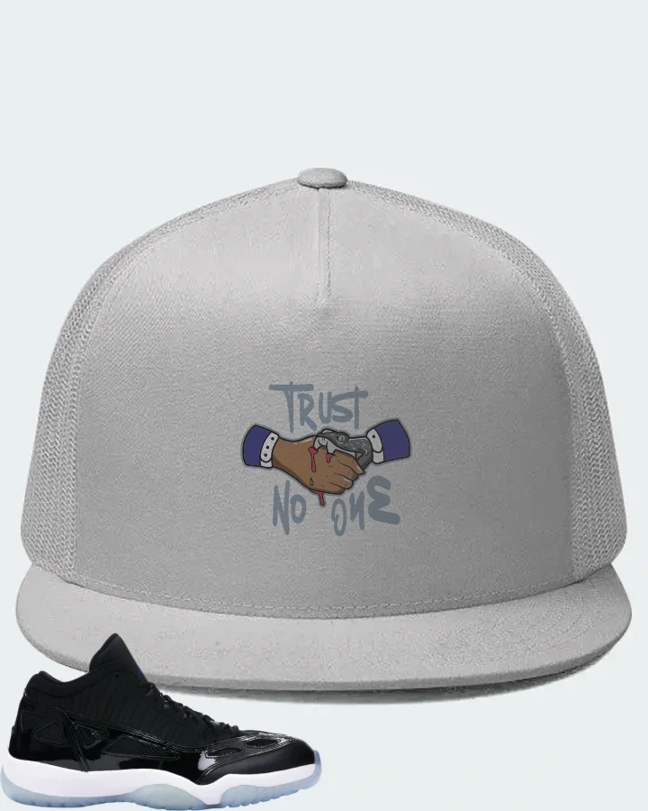 Jordan 11 Retro Low IE Sneaker Matching White Hat - Trust No One