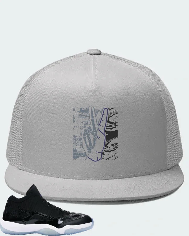 Jordan 11 Retro Low IE Sneaker Matching White Hat - Peace of mind