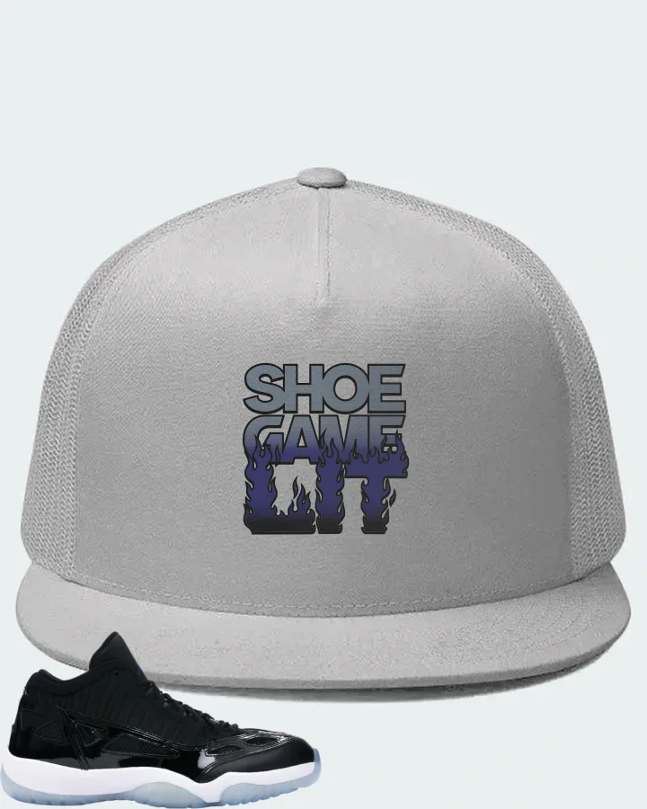 Jordan 11 Retro Low IE Sneaker Matching White Hat - Shoe Game Lit Refreshed
