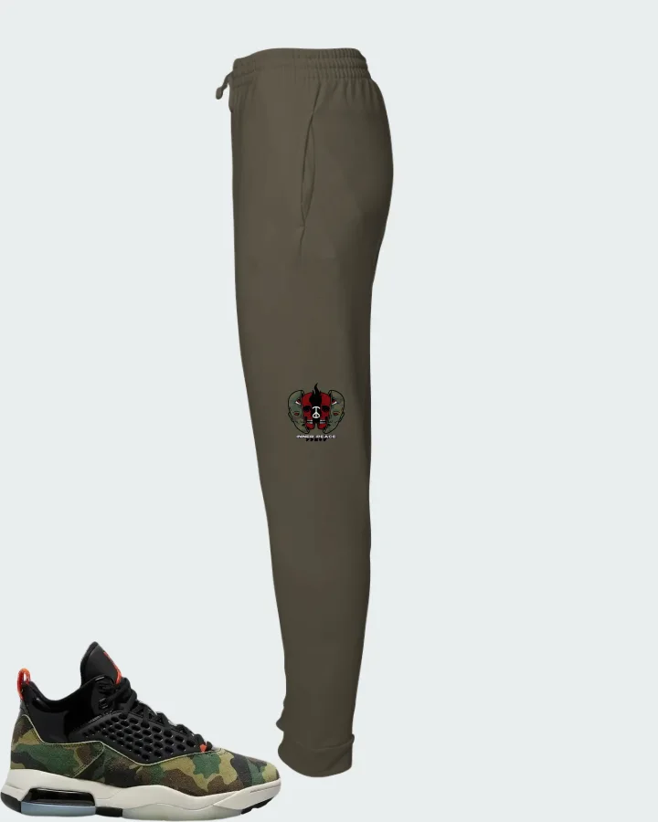 Air Jordan Maxin 200 Camo Matching Joggers