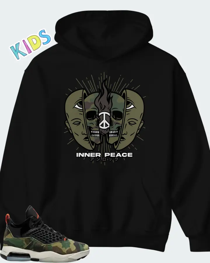 Air Jordan Maxin 200 Camo Matching Kid's Hoodie