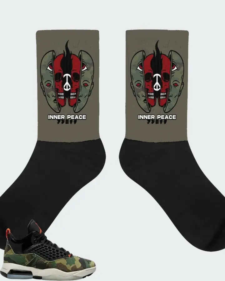 Air Jordan Maxin 200 Camo Matching Socks