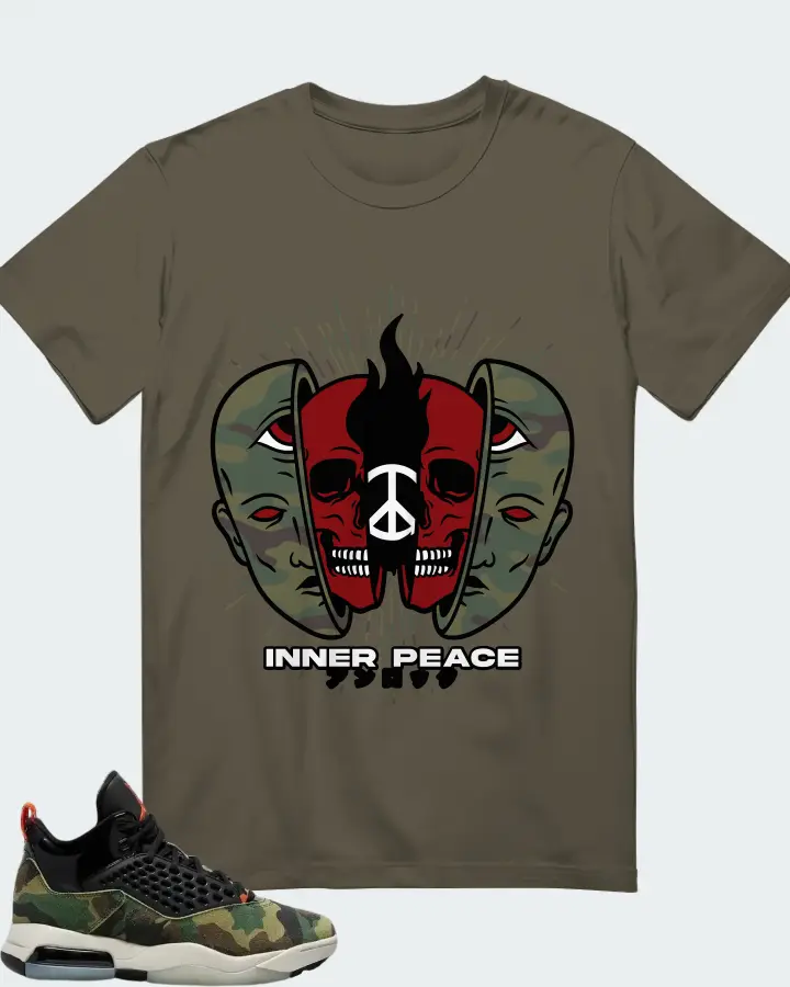 Air Jordan Maxin 200 Camo Matching T-Shirt