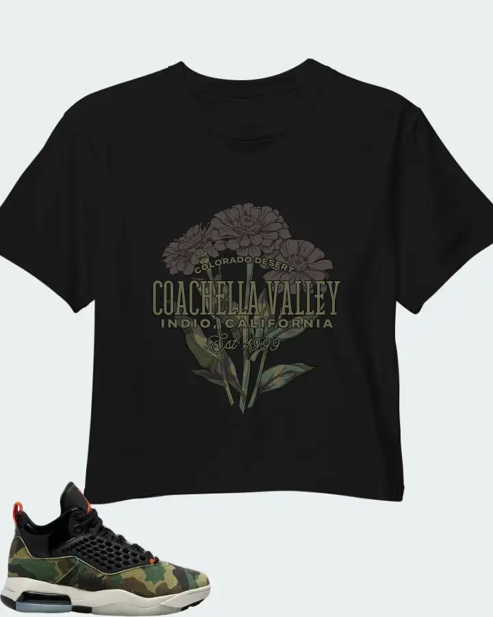 Air Jordan Maxin 200 Camo Matching Crop Top