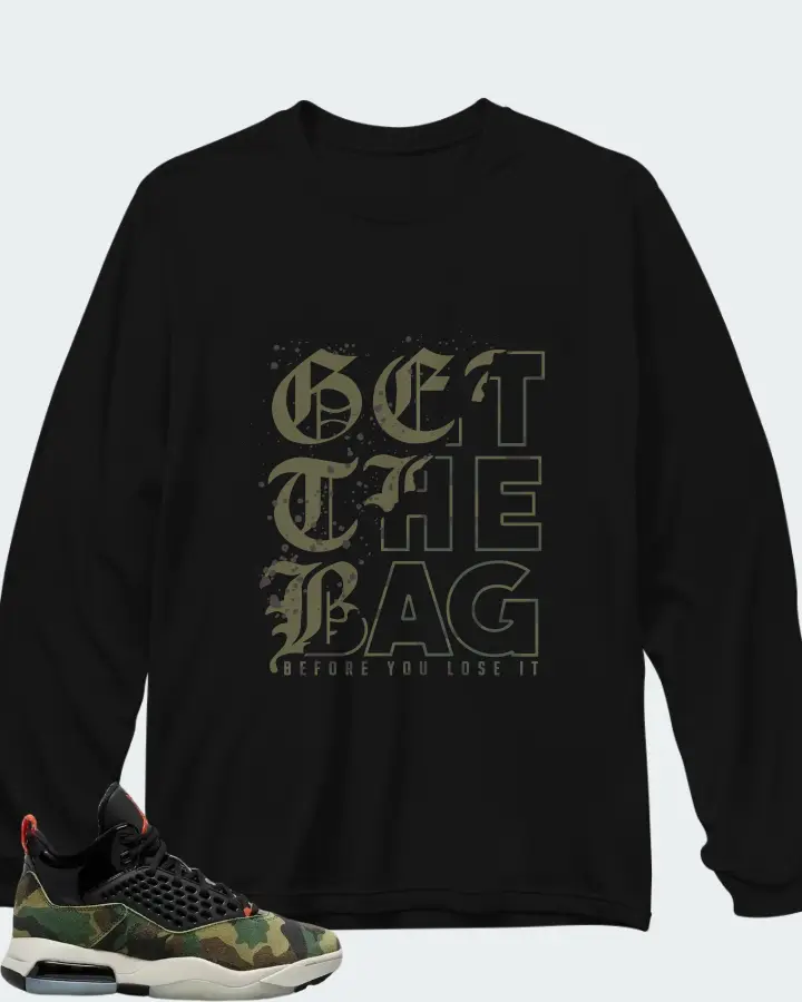 Air Jordan Maxin 200 Camo Matching Long Sleeve T-Shirt