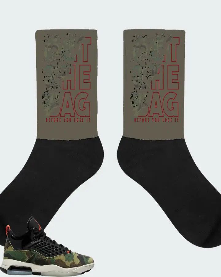 Air Jordan Maxin 200 Camo Matching Socks