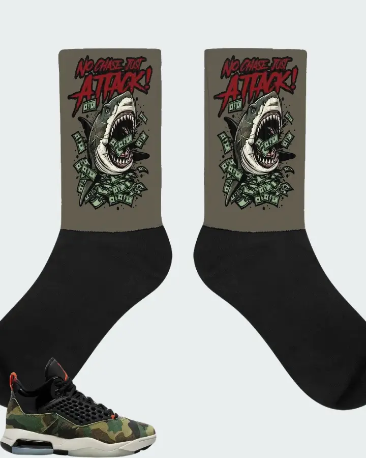 Air Jordan Maxin 200 Camo Matching Socks