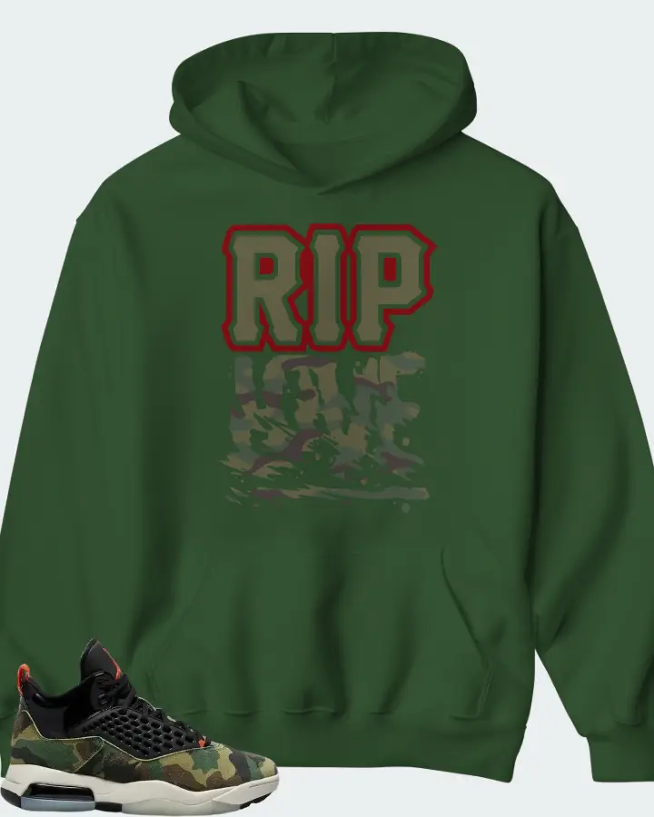 Air Jordan Maxin 200 Camo Matching Hoodie