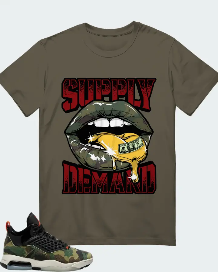 Air Jordan Maxin 200 Camo Matching T-Shirt
